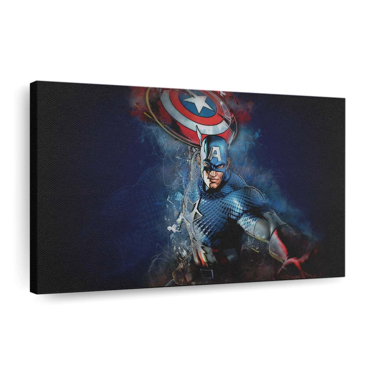 Captain Amerika Kunstwerk 2 Leinwandbild - Marvel Wanddeko