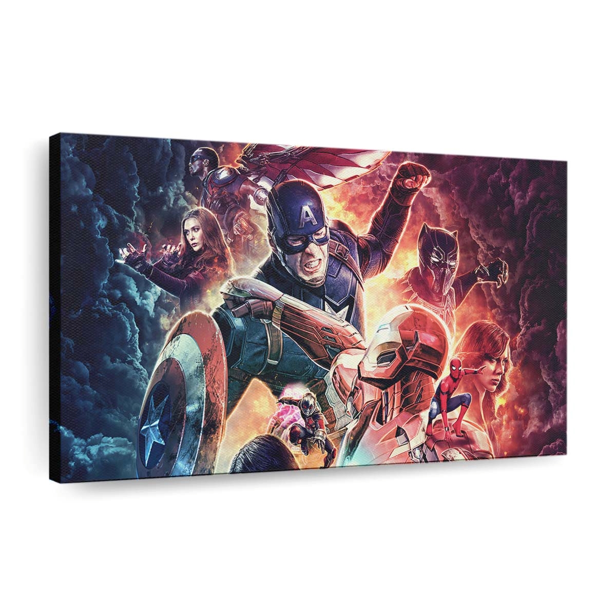 Captain Amerika Bürgerkrieg 2 Leinwandbild - Marvel Wanddeko
