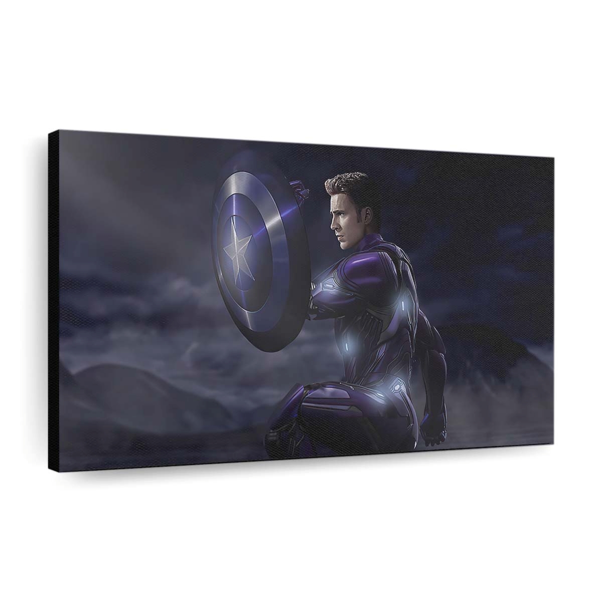 Captain Amerika im Eisenanzug mit Schild Leinwandbild - Marvel Wanddeko