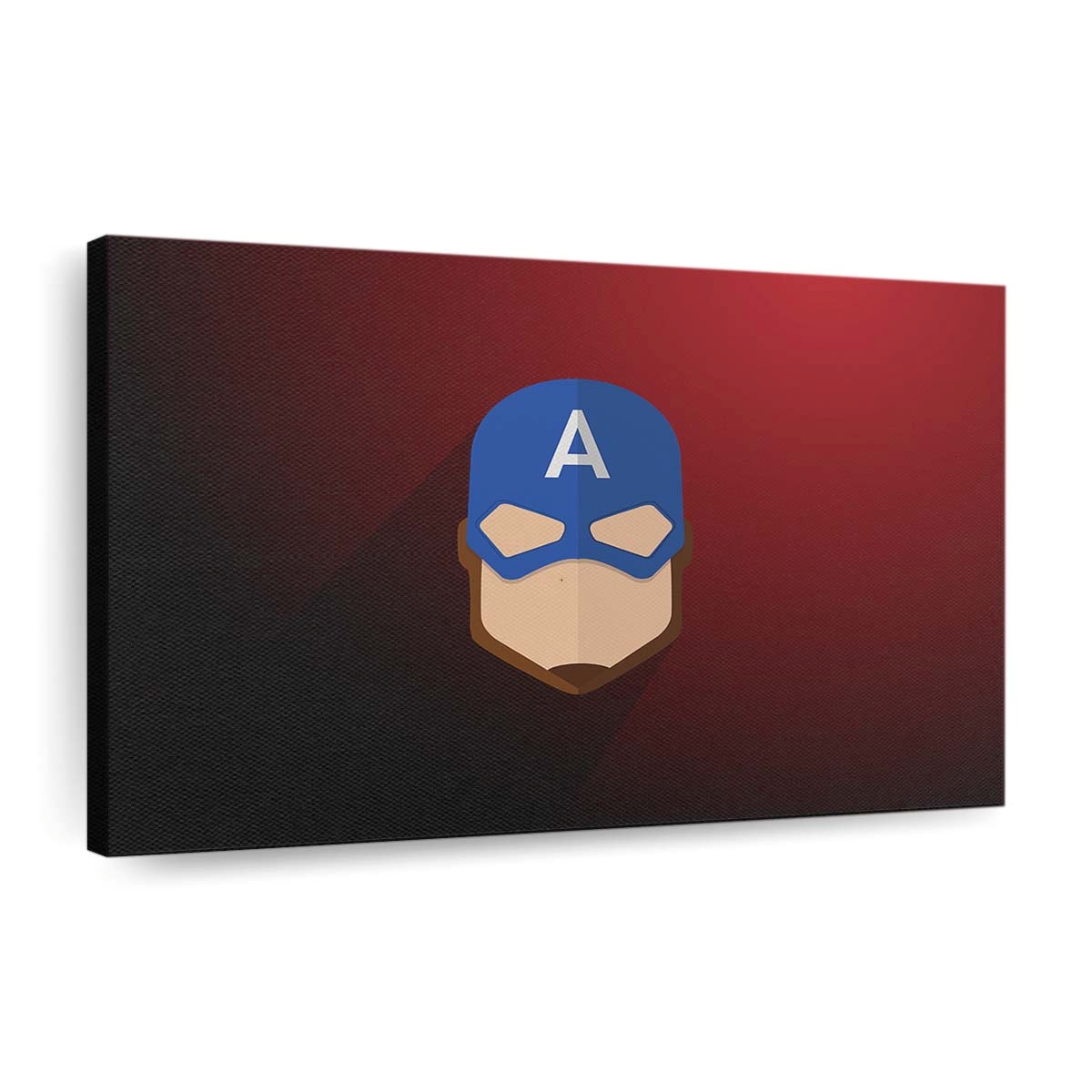 Captain Amerika Minimalist Leinwandbild - Marvel Wanddeko