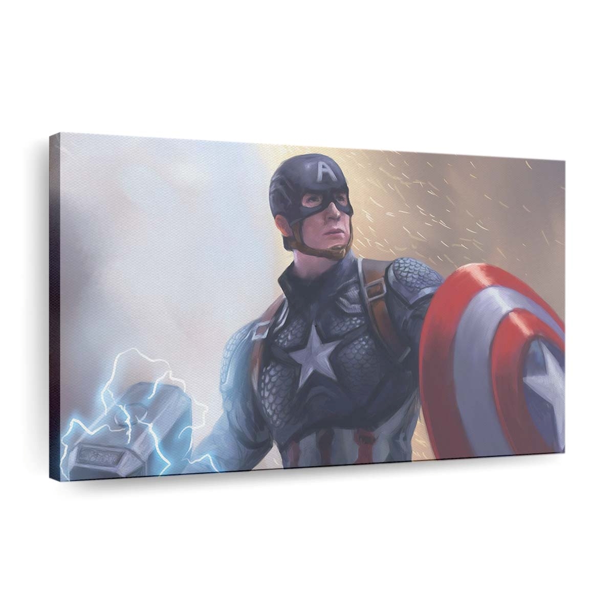 Captain Amerikas Schild Hammer Leinwandbild - Marvel Wanddeko
