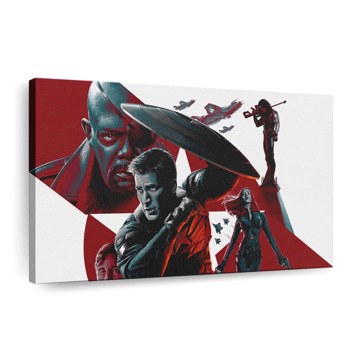 Captain Amerika Der Wintersoldat Leinwandbild - Marvel Wanddeko