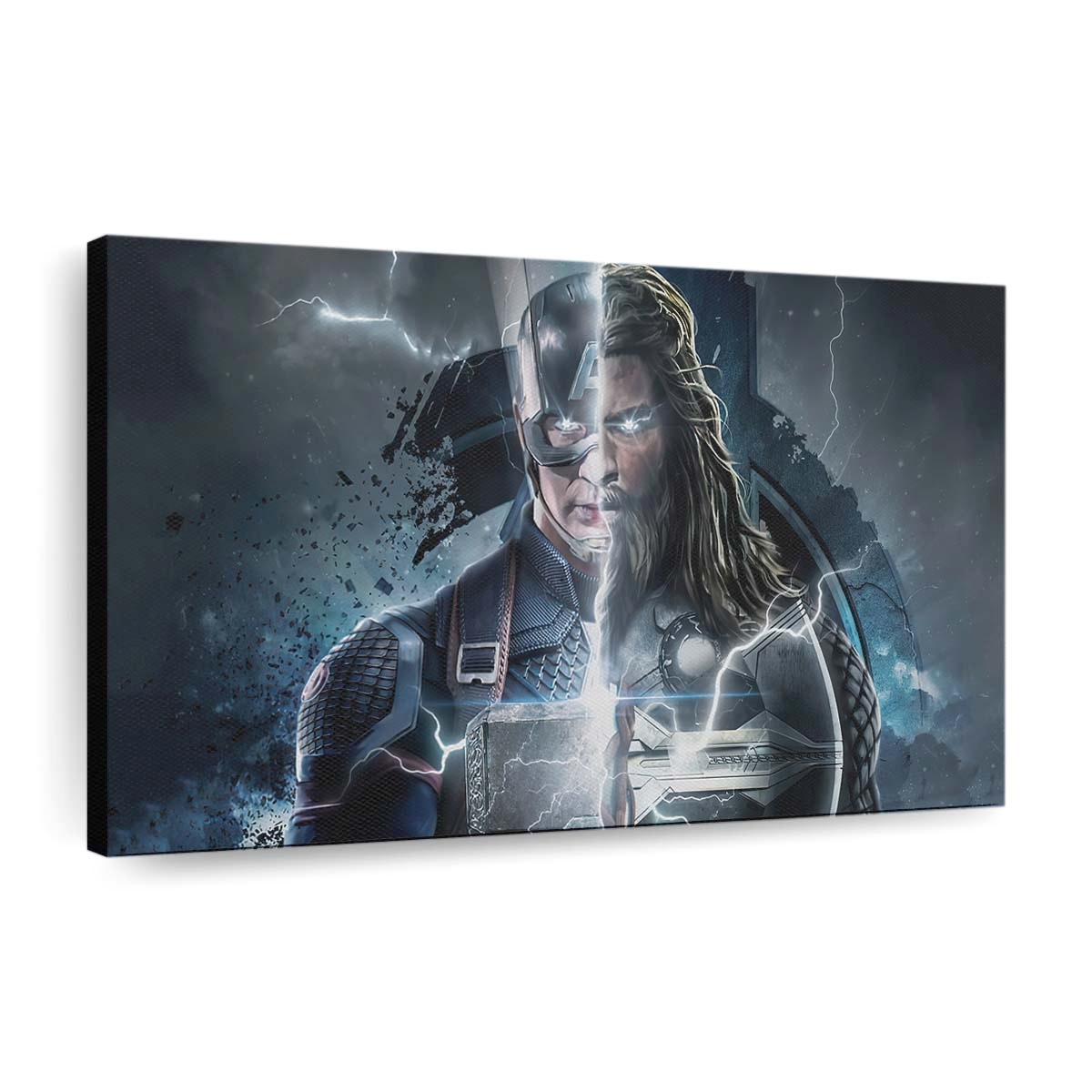 Hauptmann Amerika Thor Leinwandbild - Marvel Wanddeko