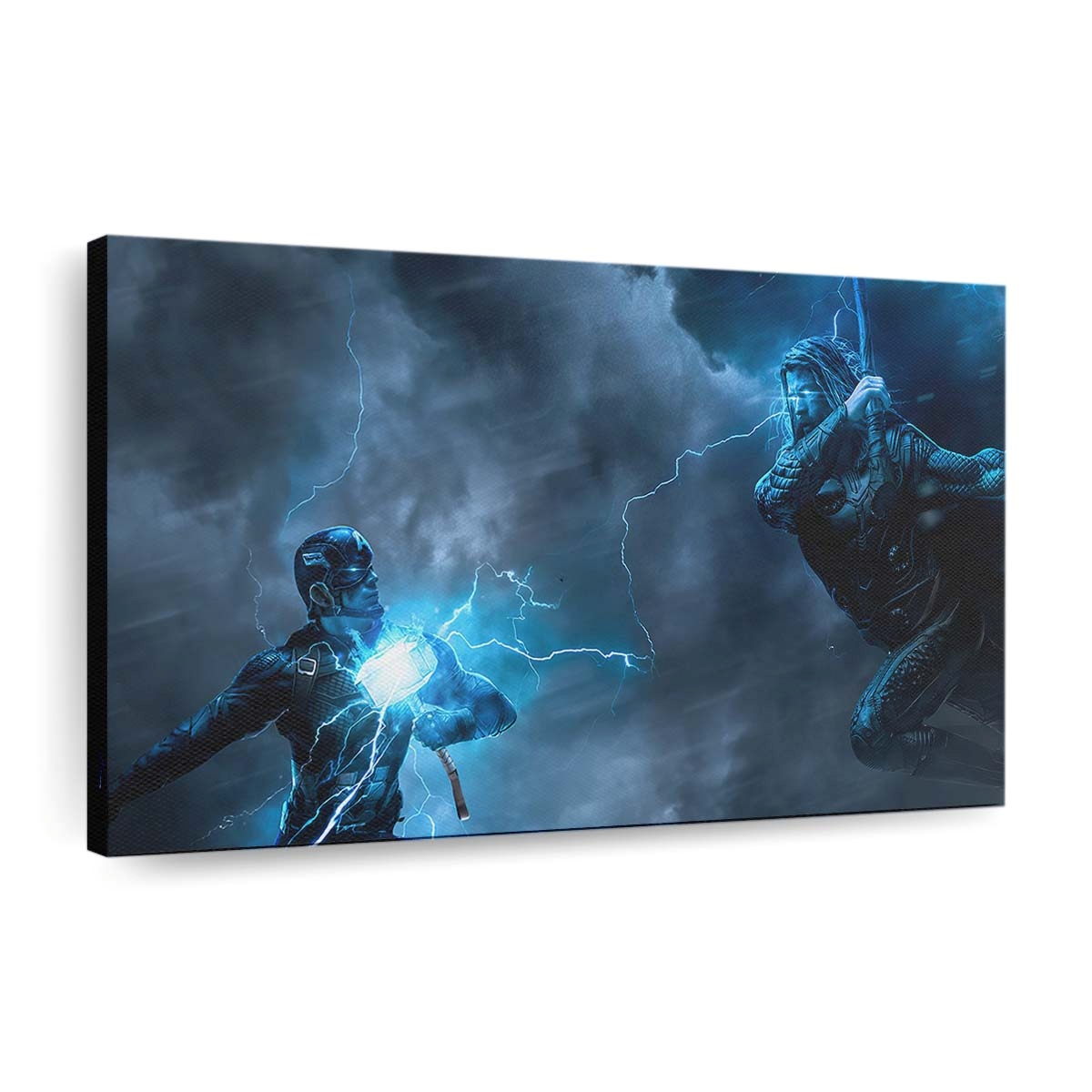 Captain Amerika gegen Thor Leinwandbild - Marvel Wanddeko