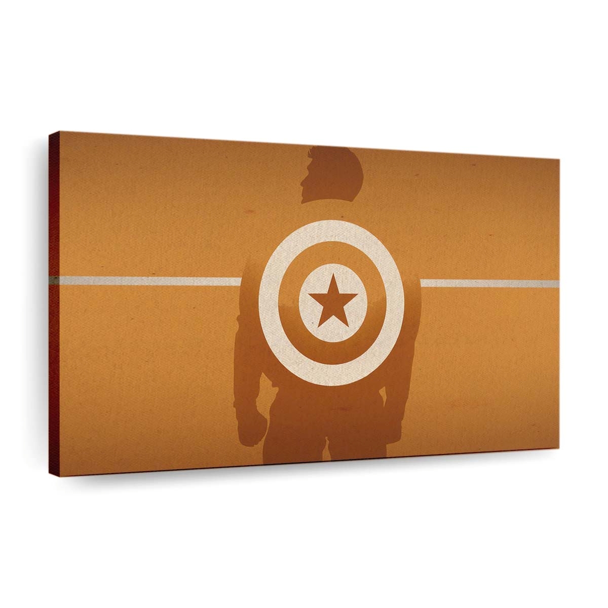 Captain Amerika Wand Hintergrund Leinwandbild - Marvel Wanddeko