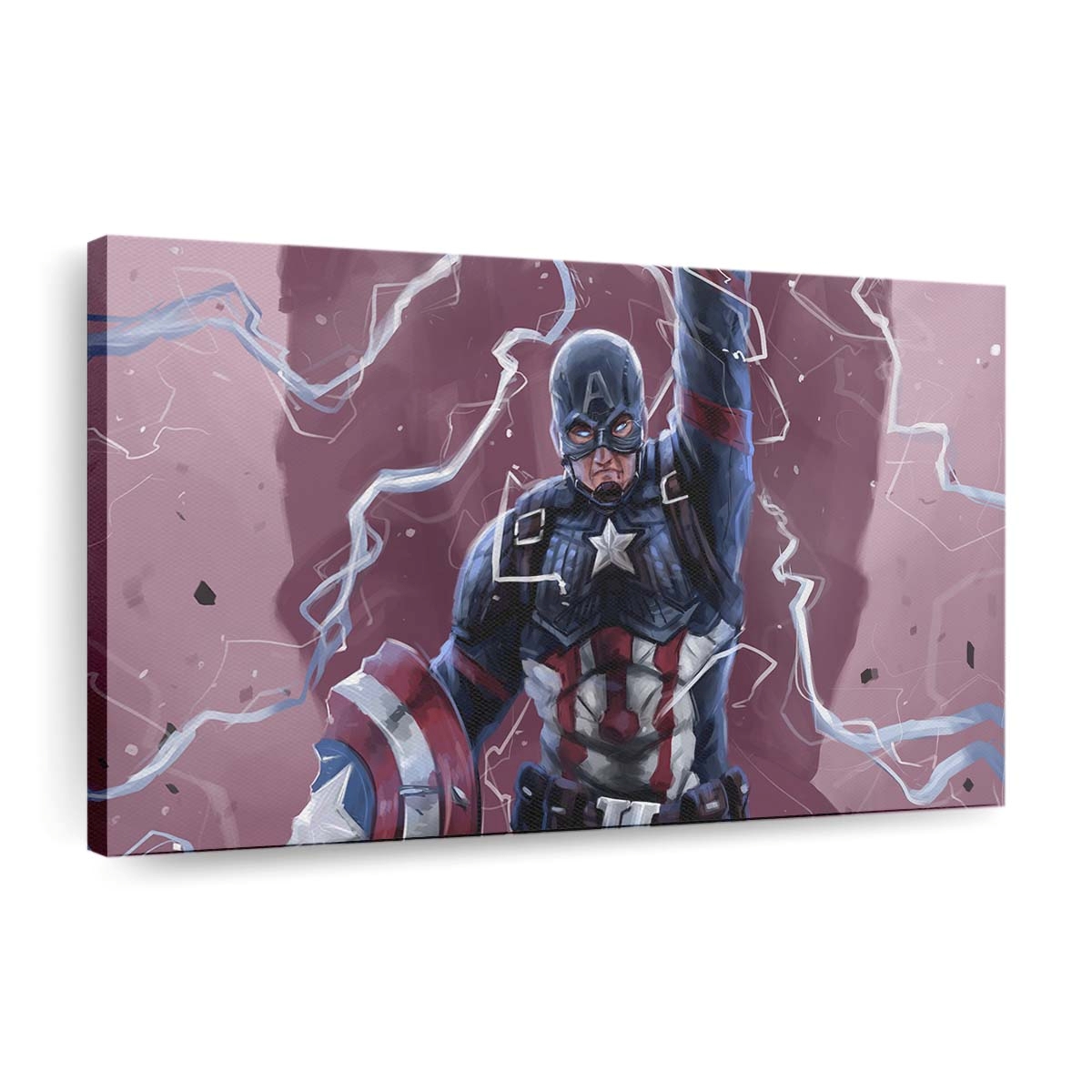 Hauptmann Amerika4K2019 Leinwandbild - Marvel Wanddeko