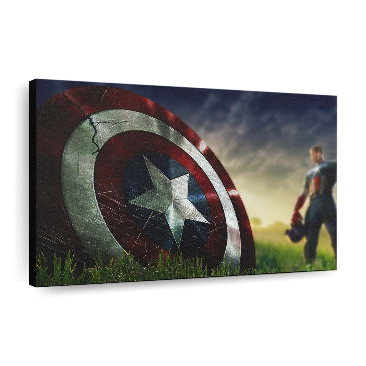 Fortnite Captain Amerika Leinwandbild - Marvel Wanddeko