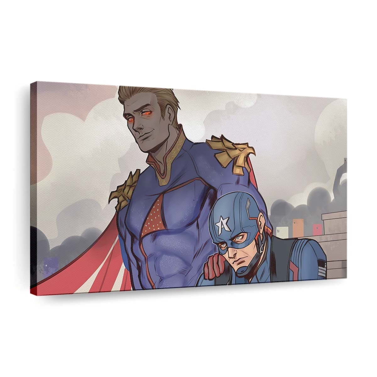 Homelander und US-Agent Leinwandbild - Marvel Wanddeko