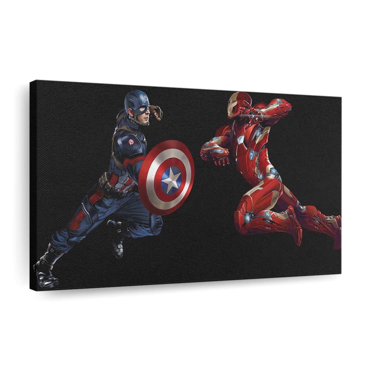 Eisenmann Captain Amerika Leinwandbild - Marvel Wanddeko