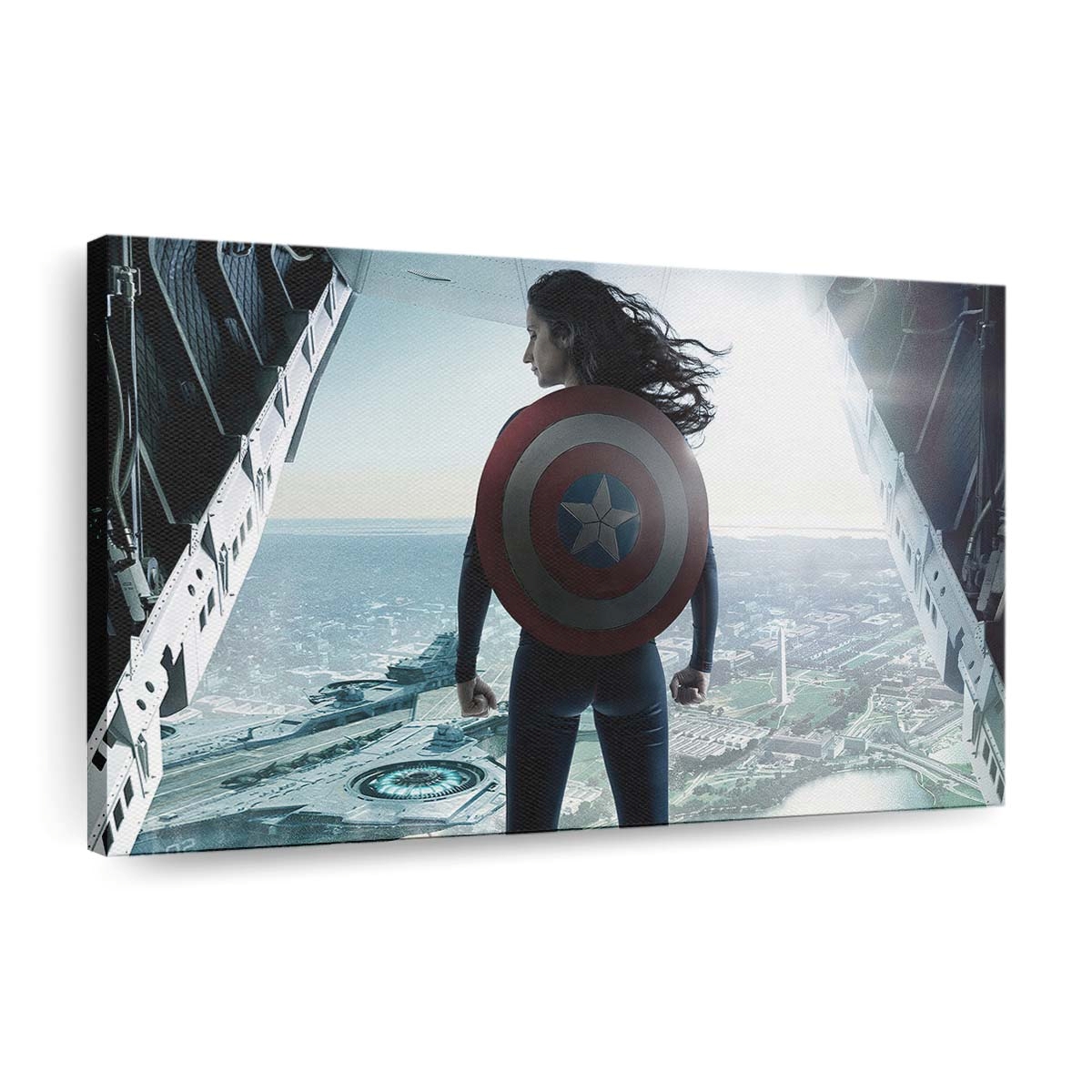 Der Wintersoldat Mädchen Cosplay Leinwandbild - Marvel Wanddeko