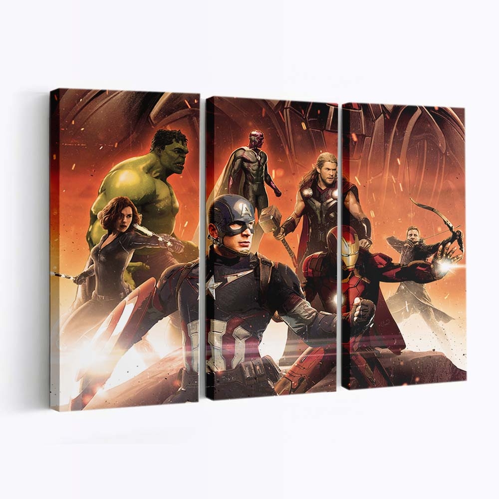 Avengers Zeitalter von Ultron Leinwandbild - Marvel Wanddeko