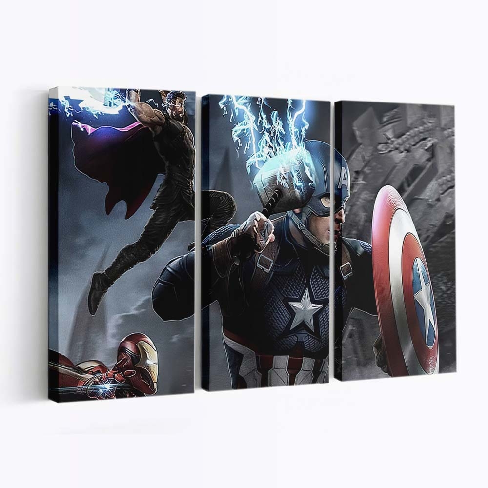 Avengers Endgame 2020 Kunstwerk Leinwandbild - Marvel Wanddeko