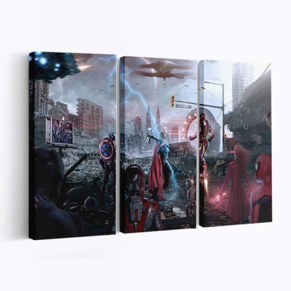 Avengers Endgame Versammlung 2019 Leinwandbild - Marvel Wanddeko