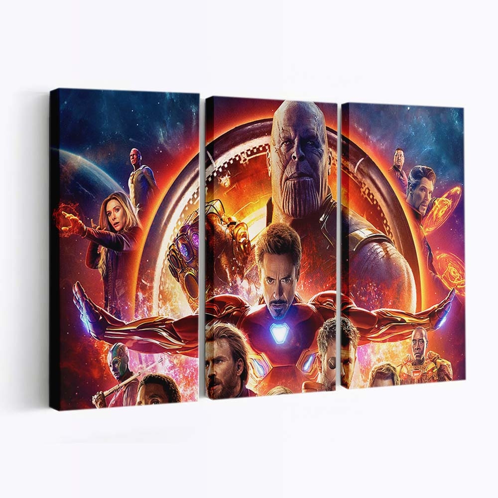 Avengers Unendlichkeitskrieg 2018 Leinwandbild - Marvel Wanddeko