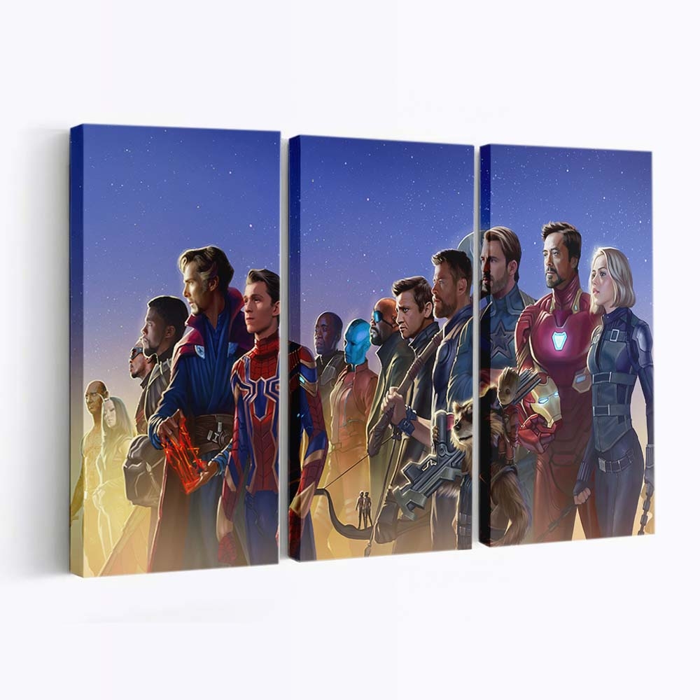 Avengers Infinity War Kunstwerke Leinwandbild - Marvel Wanddeko