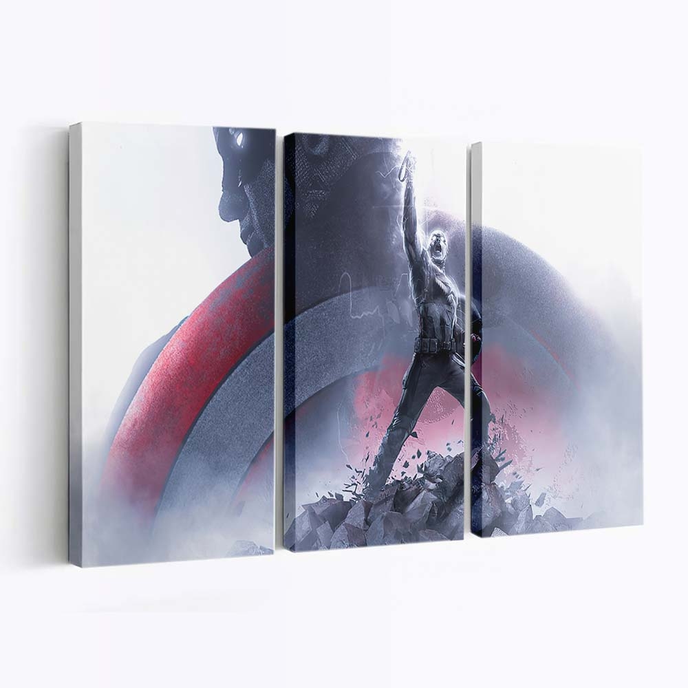 Captain Amerika 2020 Kunst Leinwandbild - Marvel Wanddeko