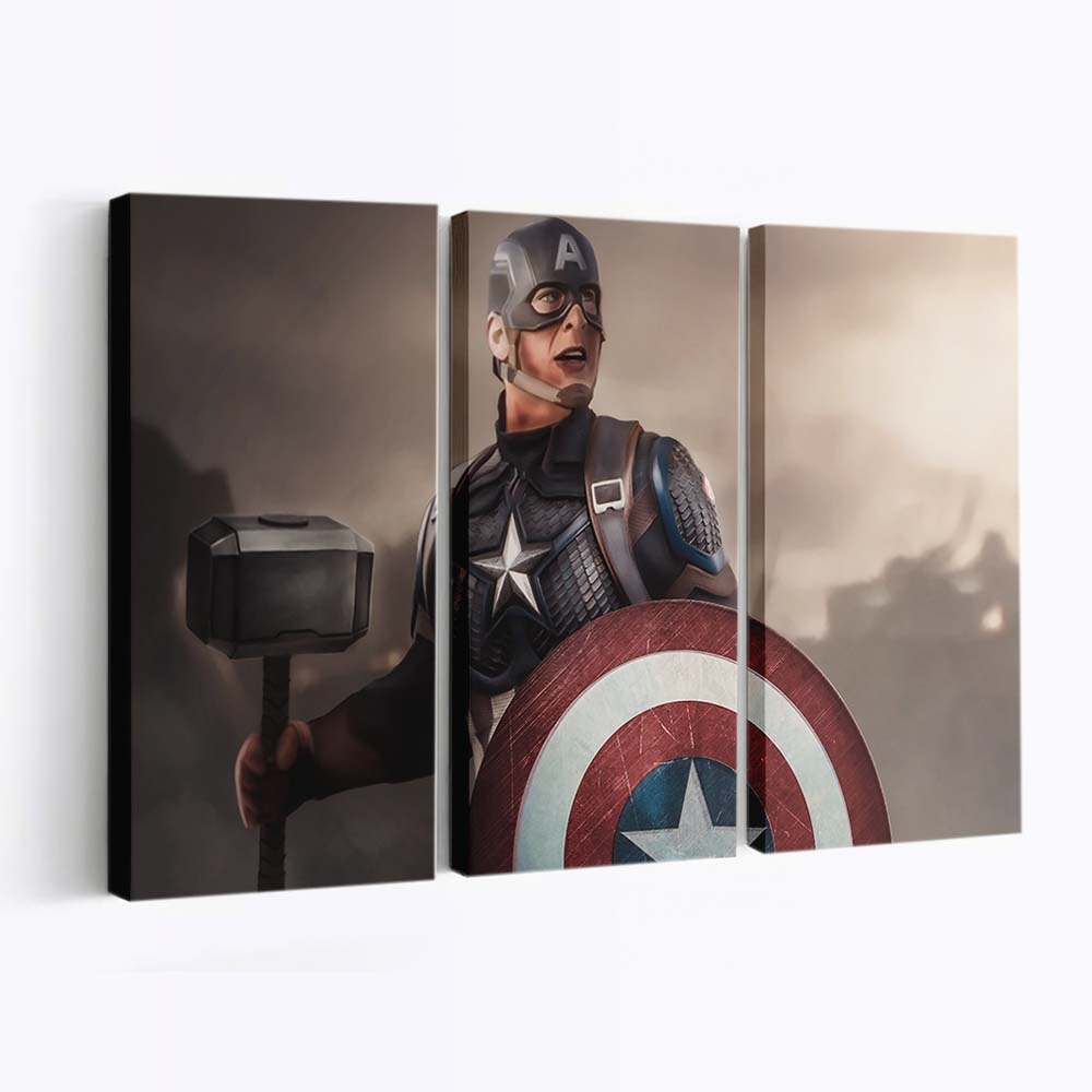 Captain Amerika 2020 Neu Leinwandbild - Marvel Wanddeko