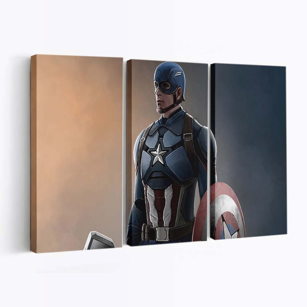 Hauptmann Amerika 2020 Leinwandbild - Marvel Wanddeko