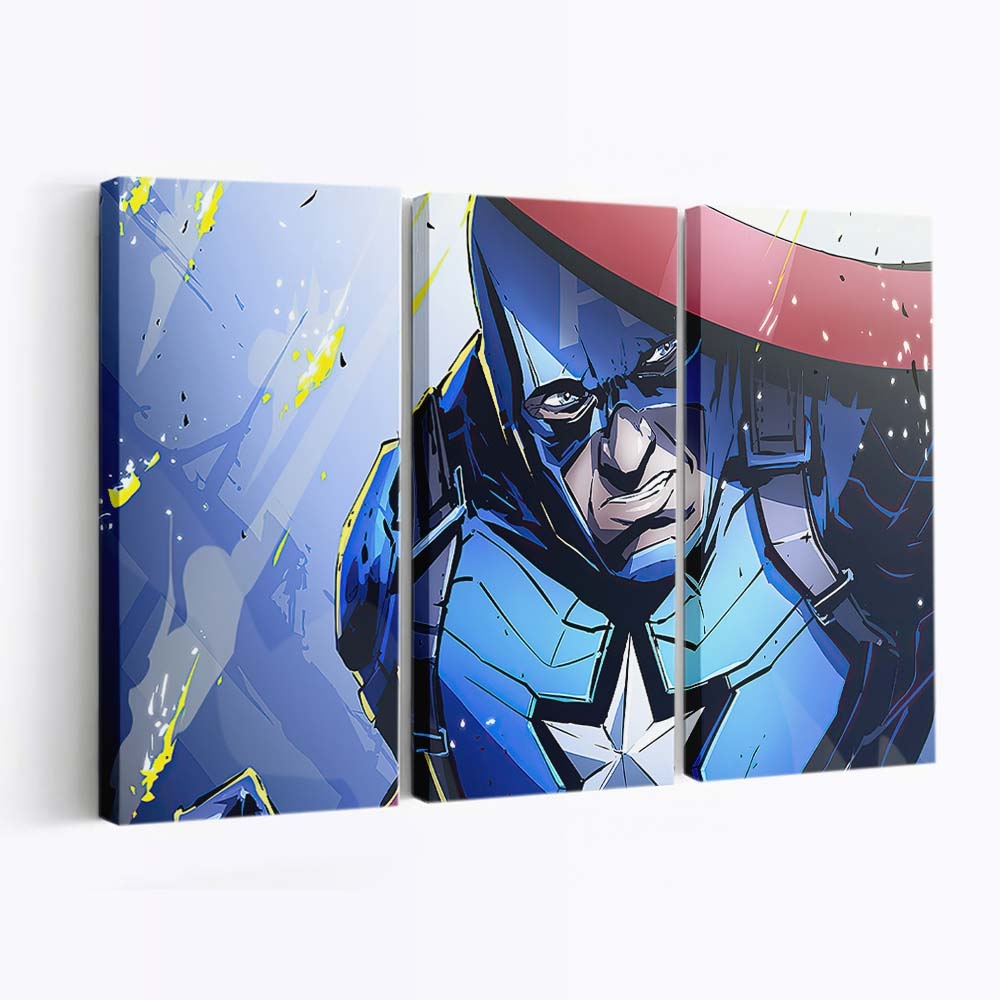 Captain America 2020 Kunst Leinwandbild - Marvel Wanddeko