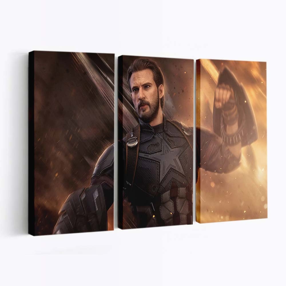 Captain Amerika Rächer Leinwandbild - Marvel Wanddeko