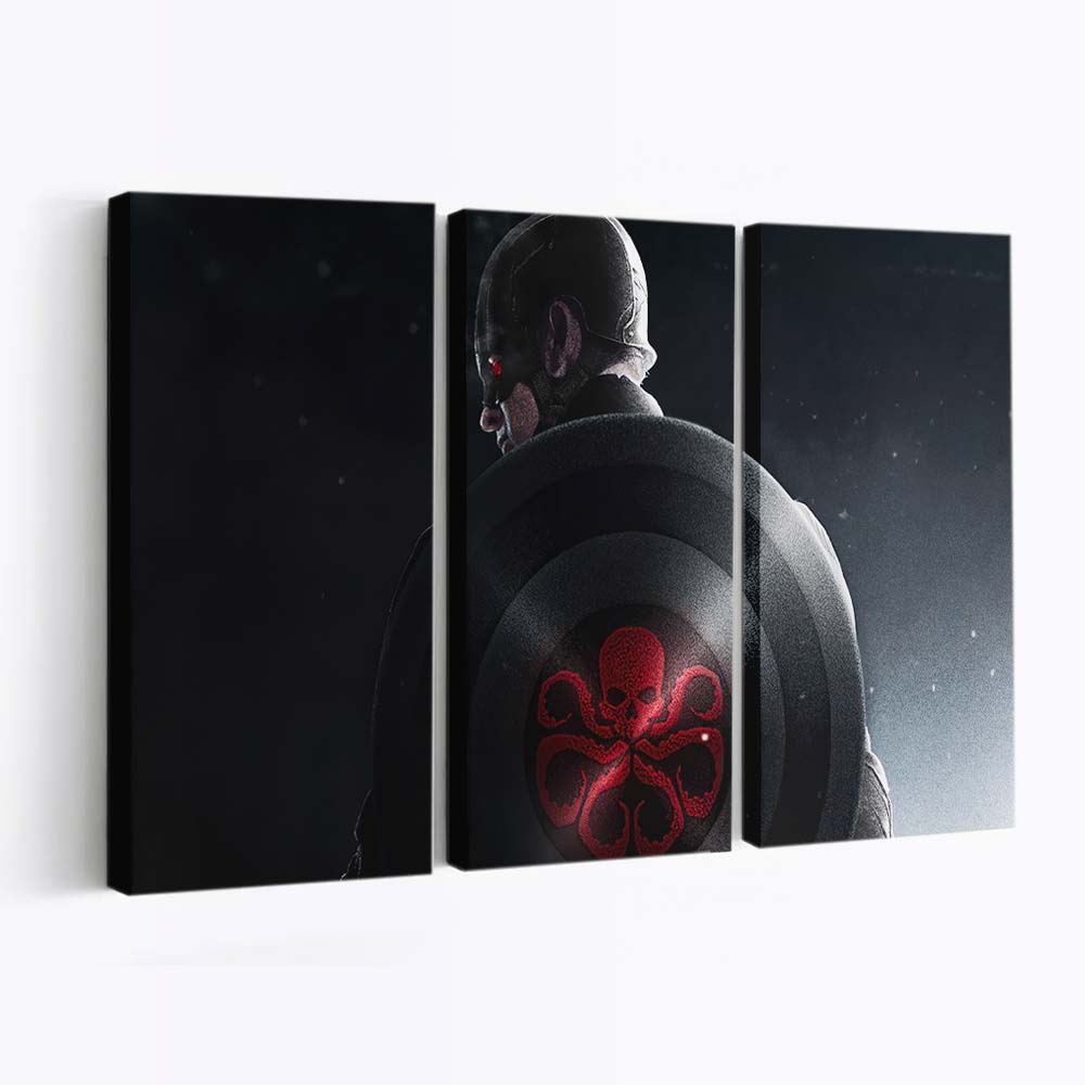Captain Amerika Hydra Leinwandbild - Marvel Wanddeko