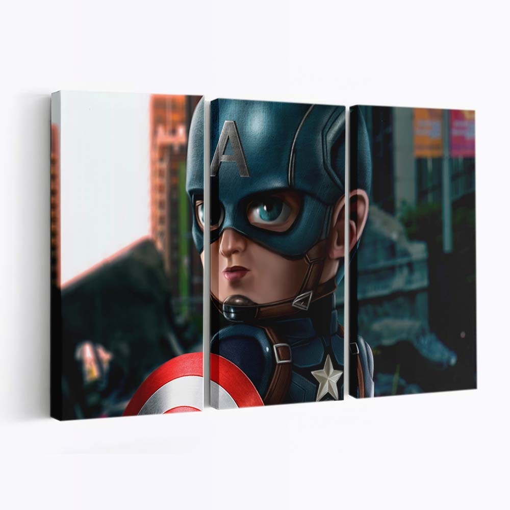 Captain Amerika Neu 2 Leinwandbild - Marvel Wanddeko