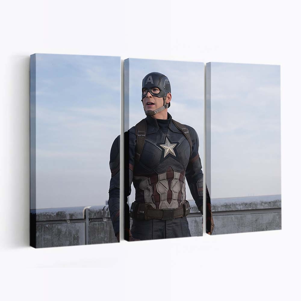 Captain Amerika Bürgerkrieg Leinwandbild - Marvel Wanddeko