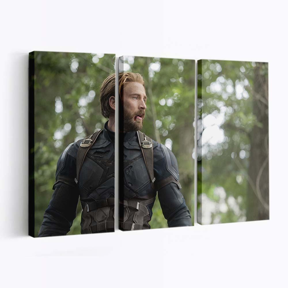 Captain Amerika in Avengers Infinity War Leinwandbild - Marvel Wanddeko