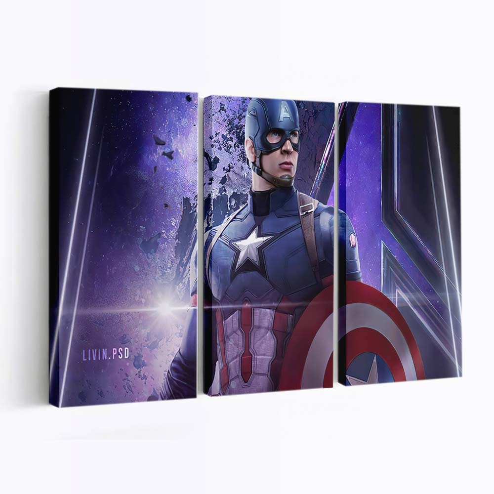 Hauptmann Amerika Infinity War Leinwandbild - Marvel Wanddeko