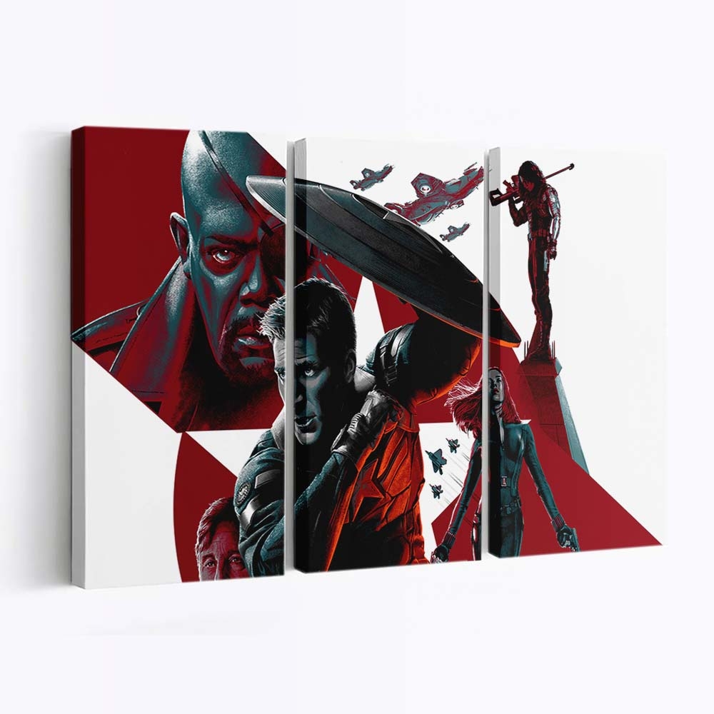 Captain Amerika Der Wintersoldat Leinwandbild - Marvel Wanddeko