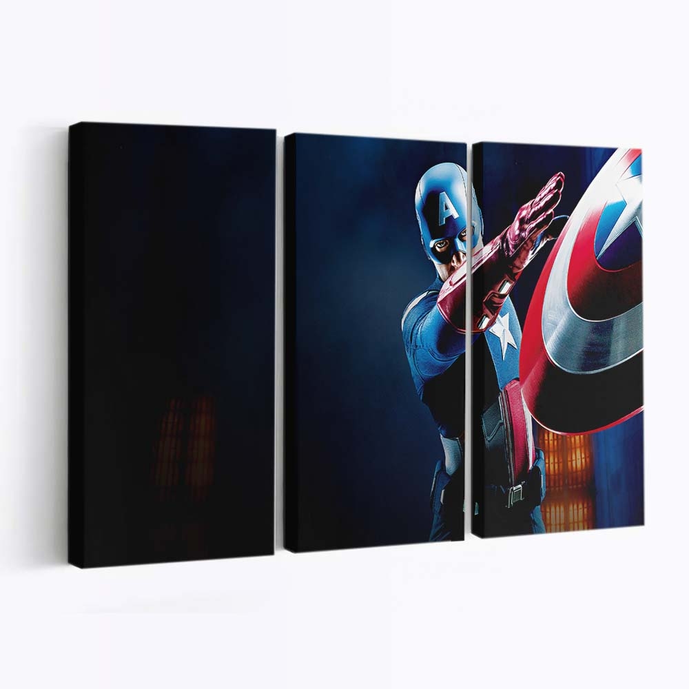 Hauptmann Amerika2020 Leinwandbild - Marvel Wanddeko