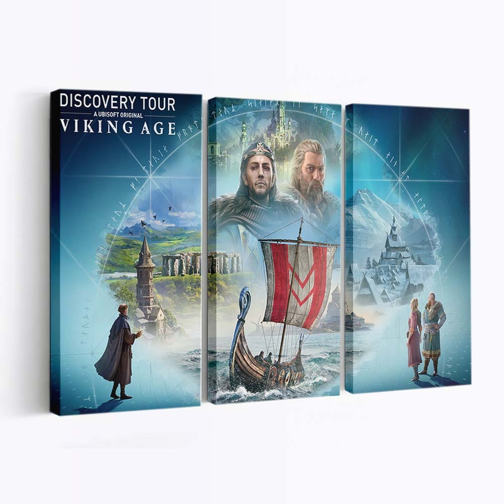 Entdeckungstour Wikingerzeitalter Leinwandbild - Marvel Wanddeko