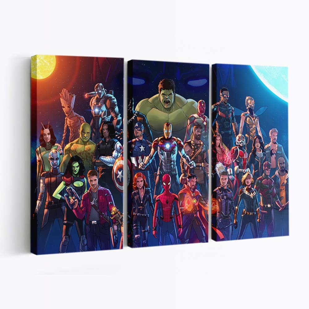Marvel Cinematic Universe Kunstwerke Leinwandbild - Marvel Wanddeko