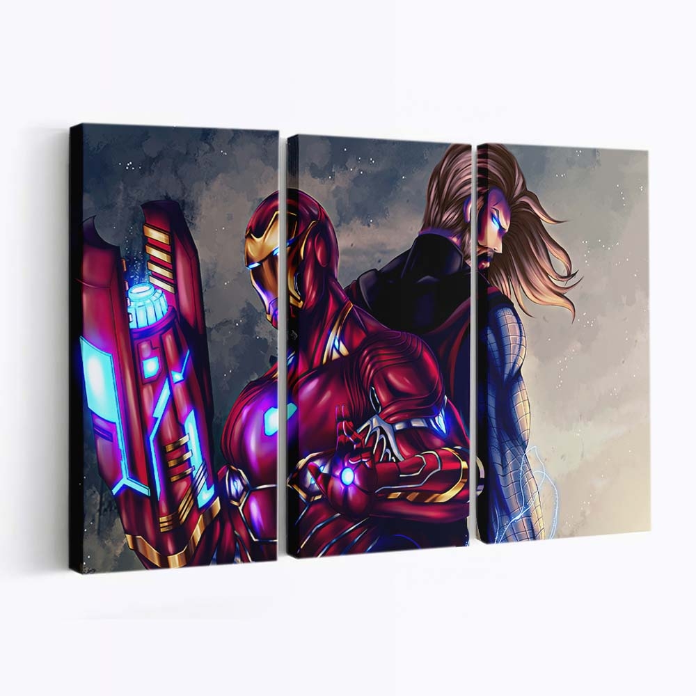 Marvel Dreifaltigkeit Leinwandbild - Marvel Wanddeko