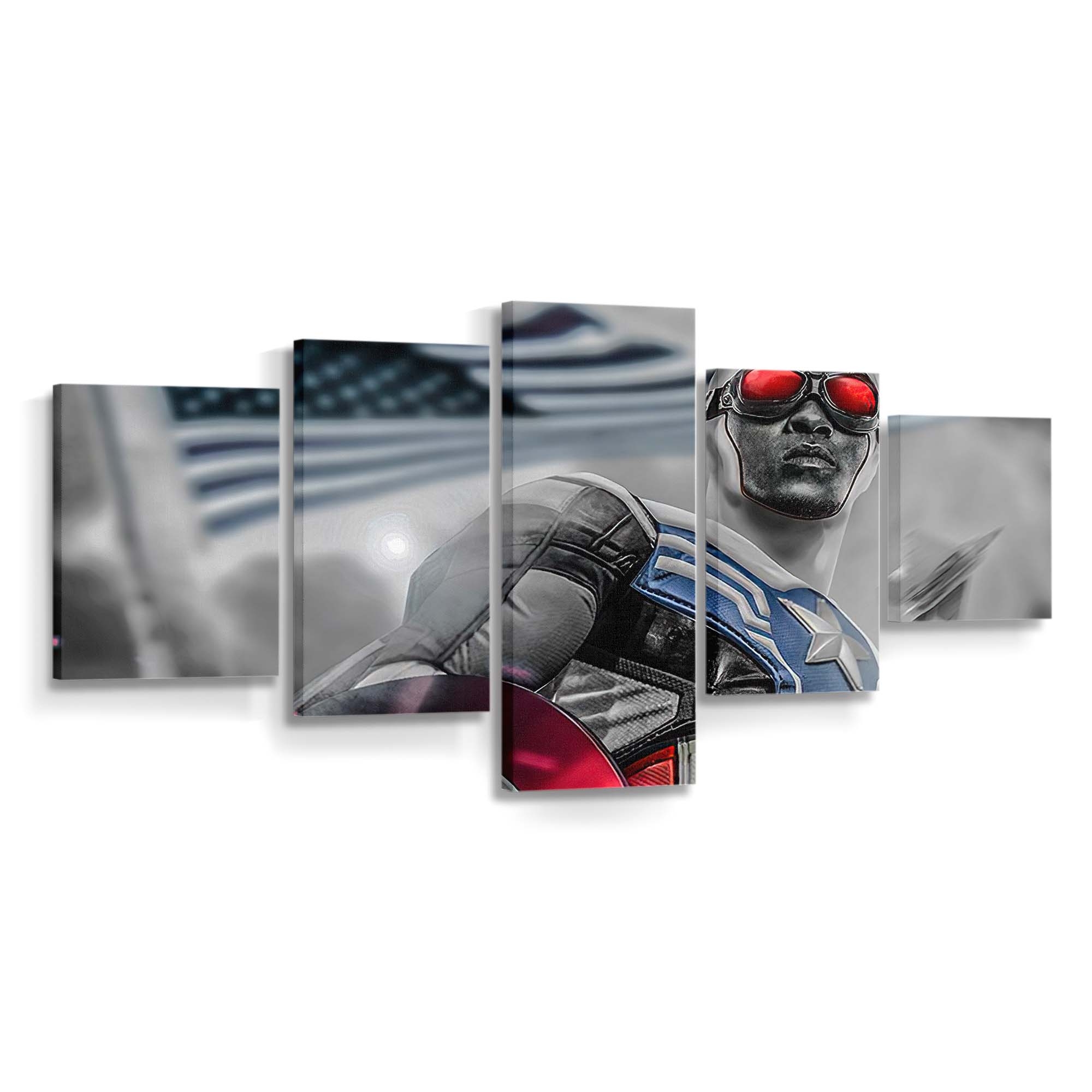 Anthony Mackie von Captain America Leinwandbild - Marvel Wanddeko