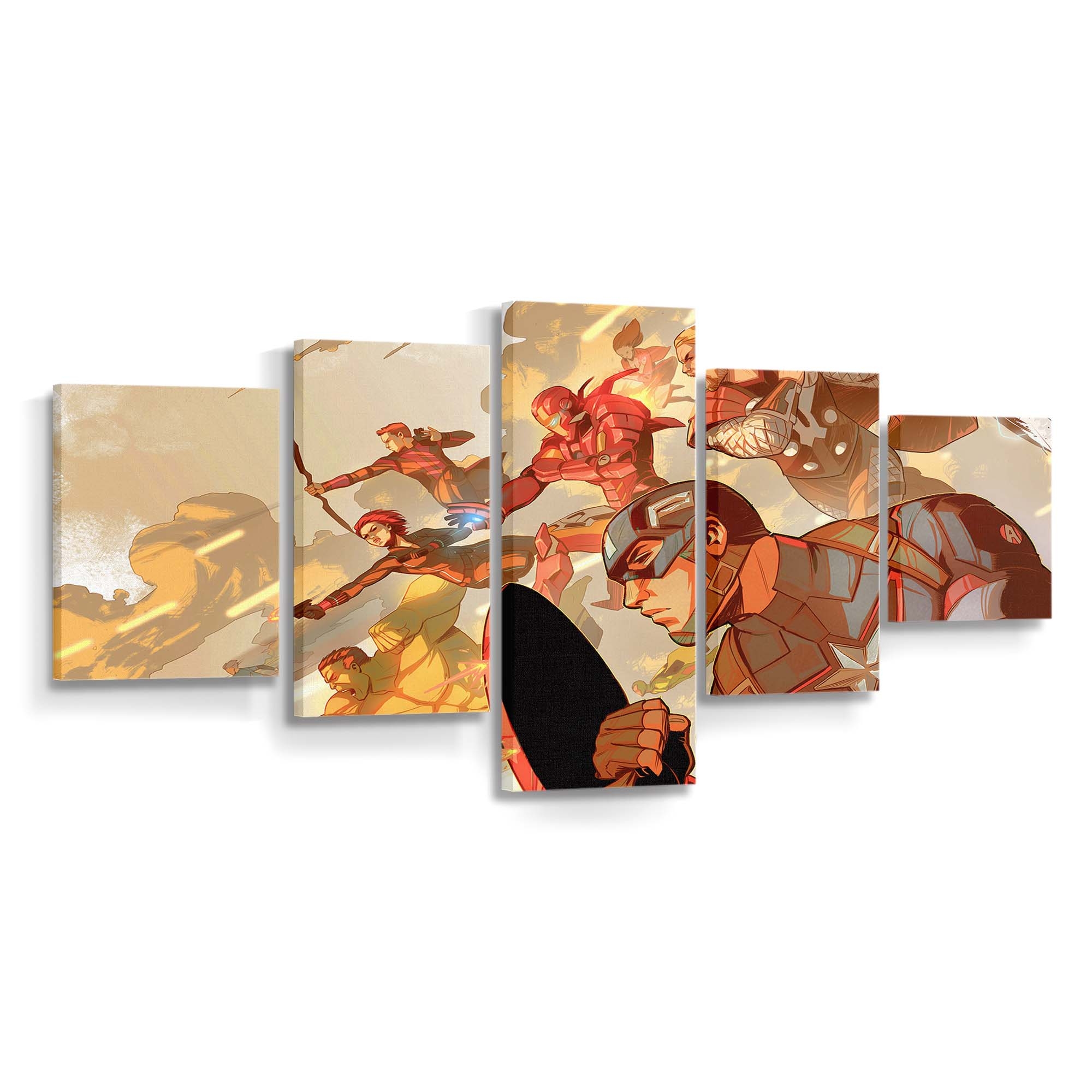 Avengers Assemble Leinwandbild - Marvel Wanddeko