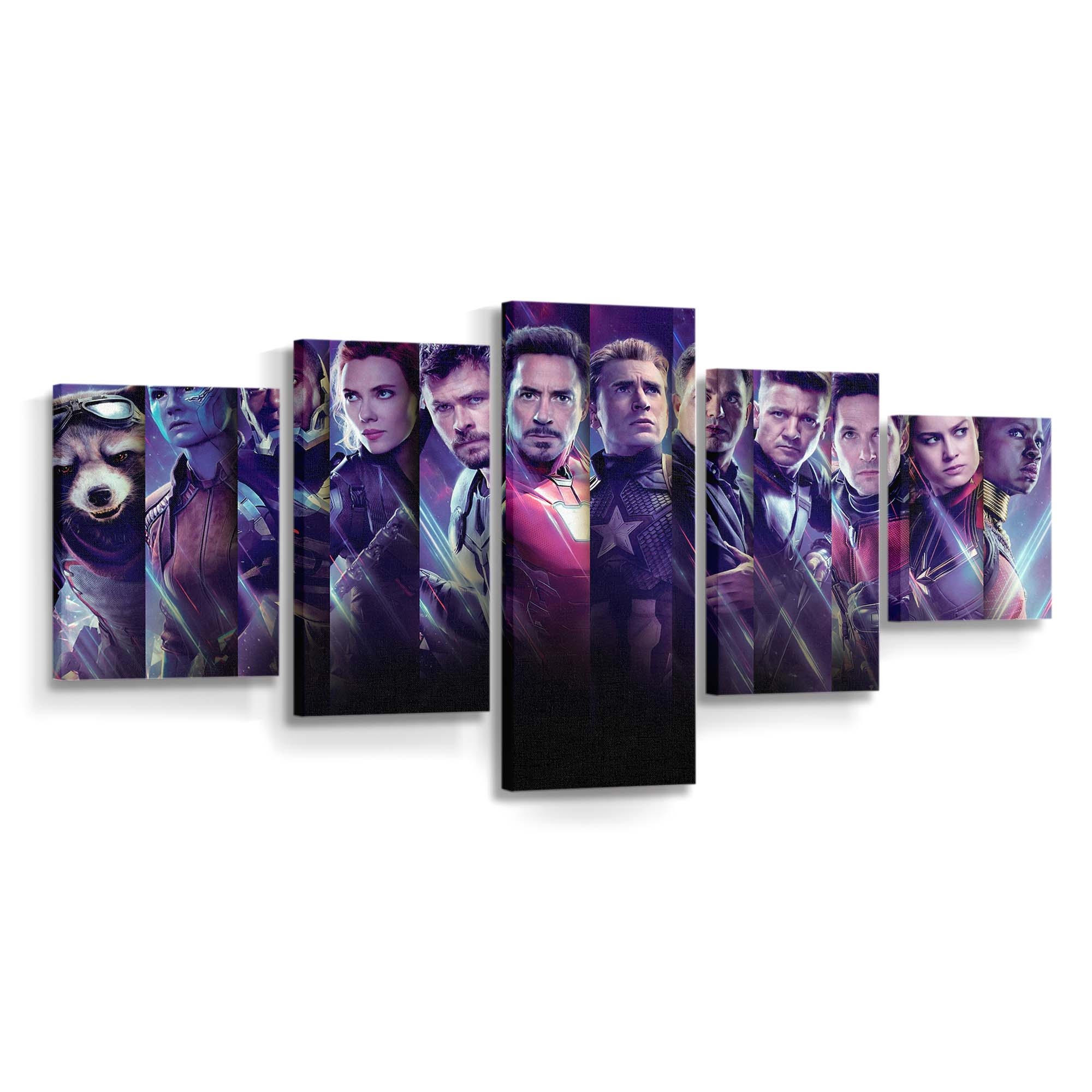 Avengers Endgame Collage Leinwandbild - Marvel Wanddeko