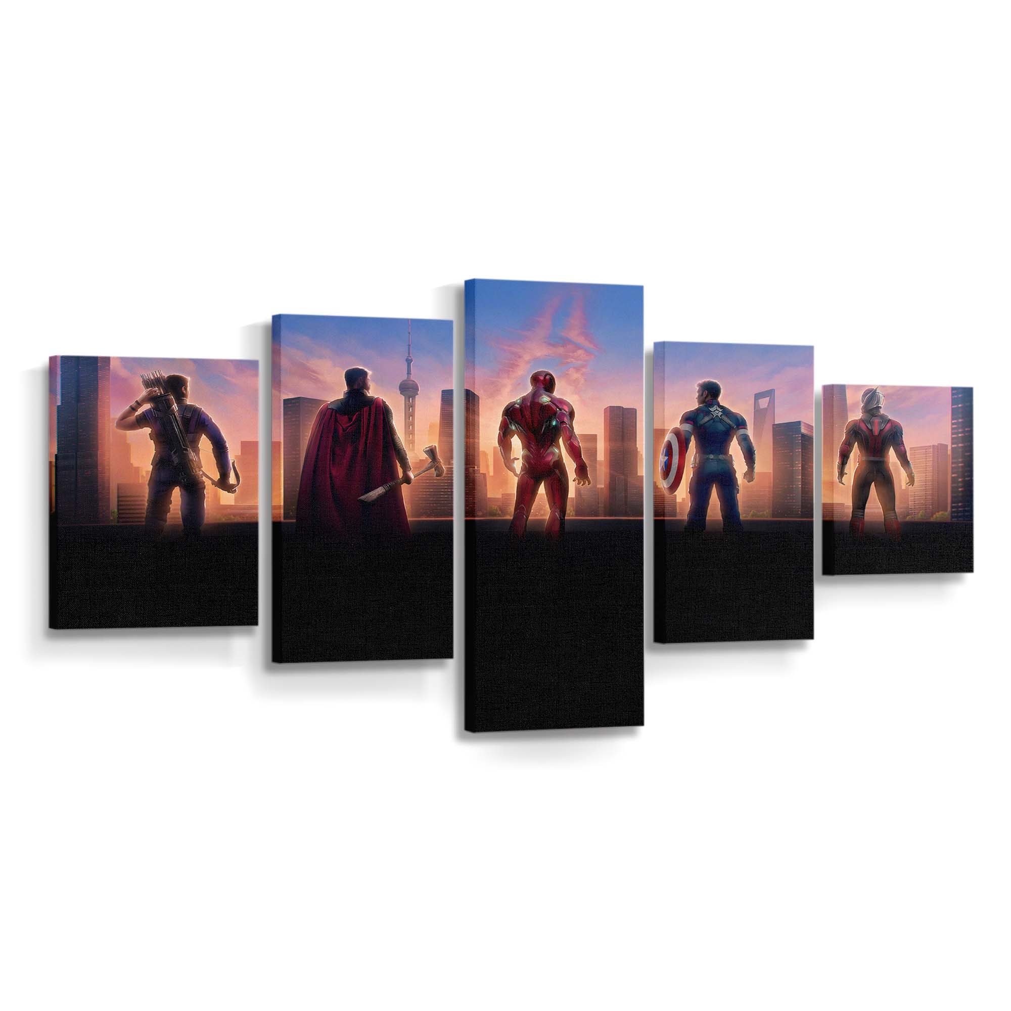 Avengers Endgame Chinesisch Leinwandbild - Marvel Wanddeko