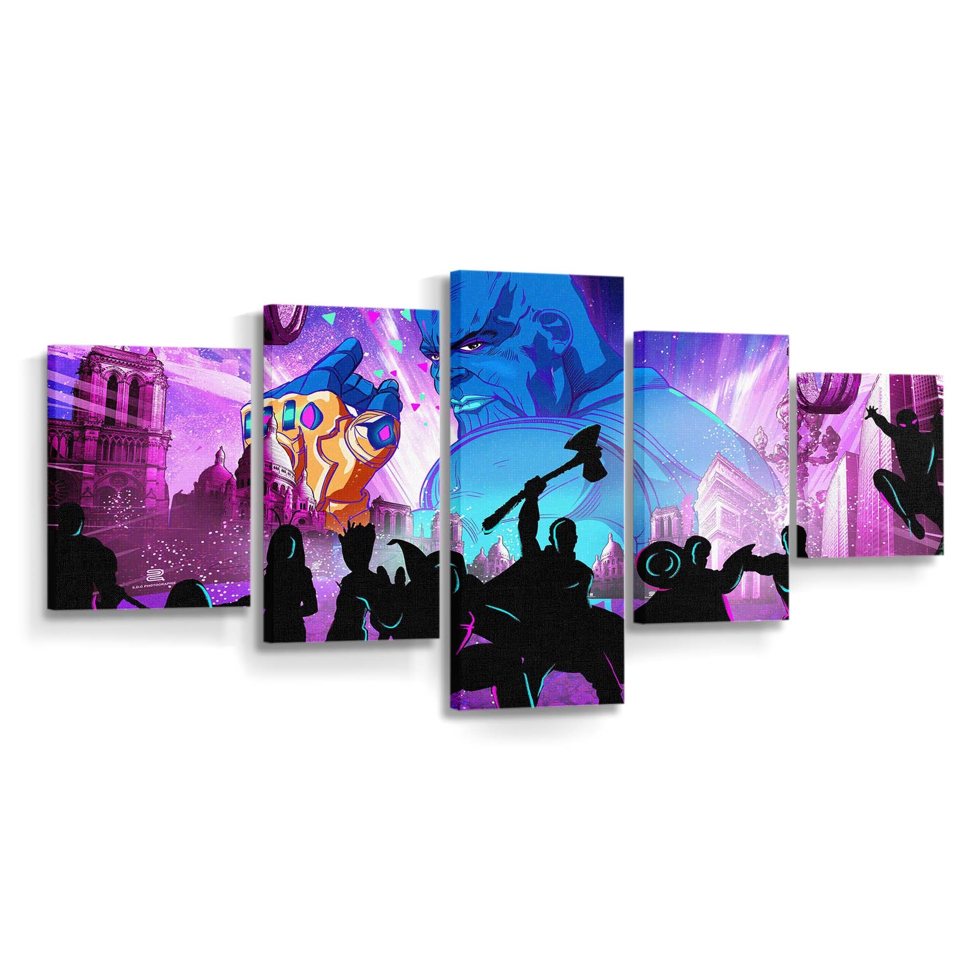 Avengers Endgame Kunstwerk Leinwandbild - Marvel Wanddeko