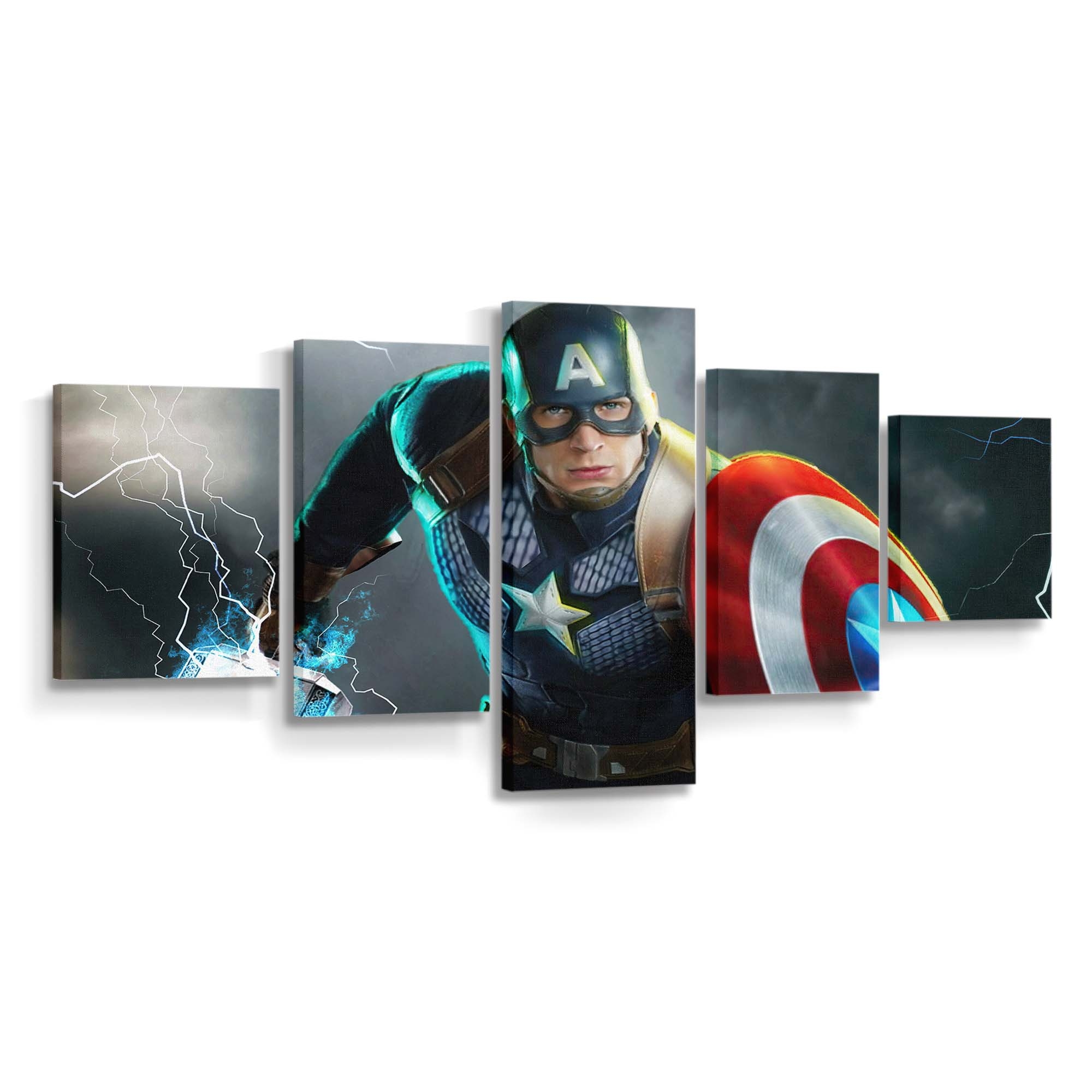 Avengers Endgame Captain Amerika Leinwandbild - Marvel Wanddeko