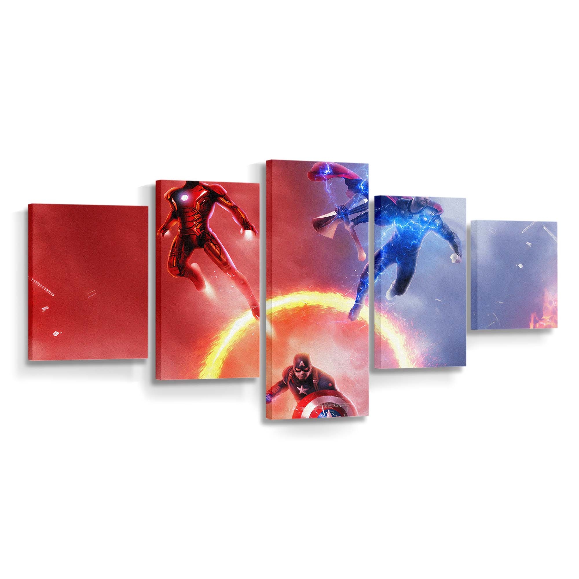 Avengers Endgame Dreifaltigkeit Leinwandbild - Marvel Wanddeko