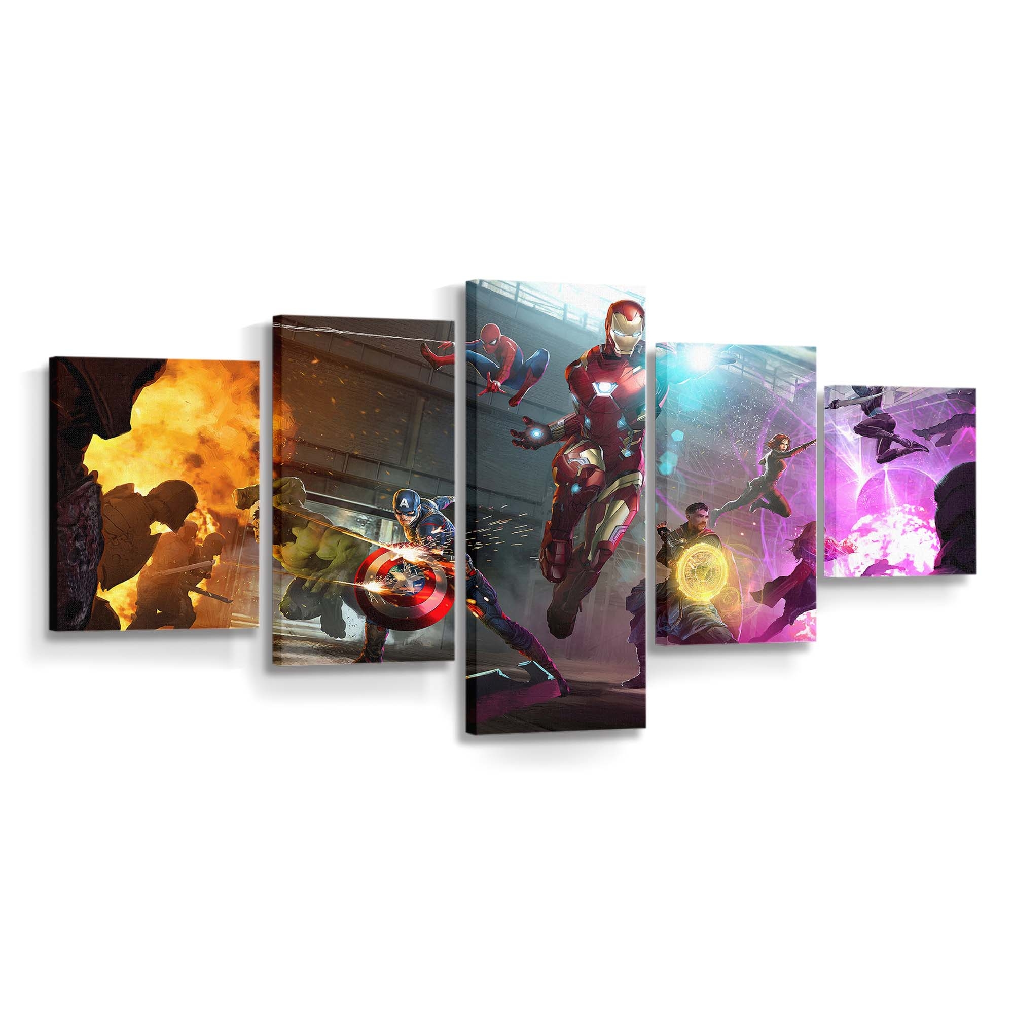 Avengers Infinity War 2018 Artwork Leinwandbild - Marvel Wanddeko