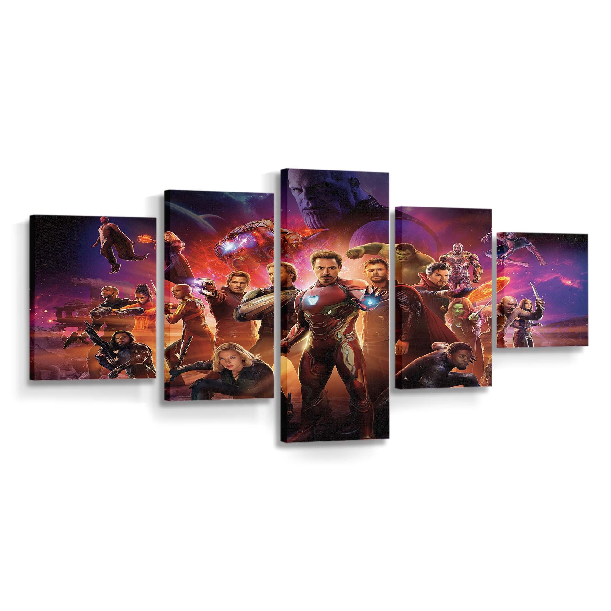 Avengers Infinity War International Leinwandbild - Marvel Wanddeko