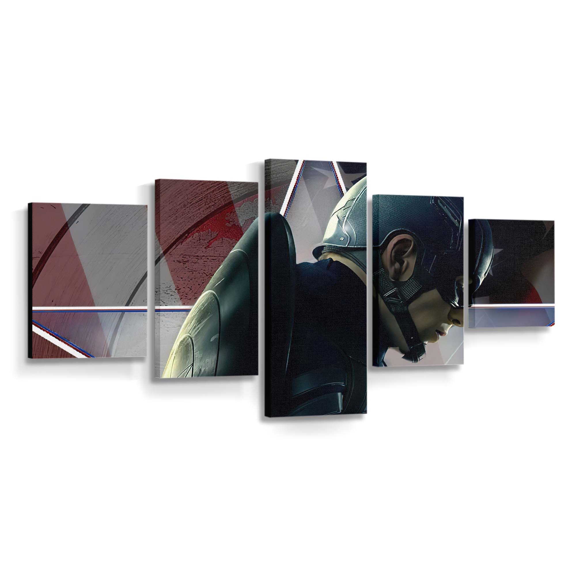 Captain Aemrica, der Falke und der Wintersoldat Leinwandbild - Marvel Wanddeko