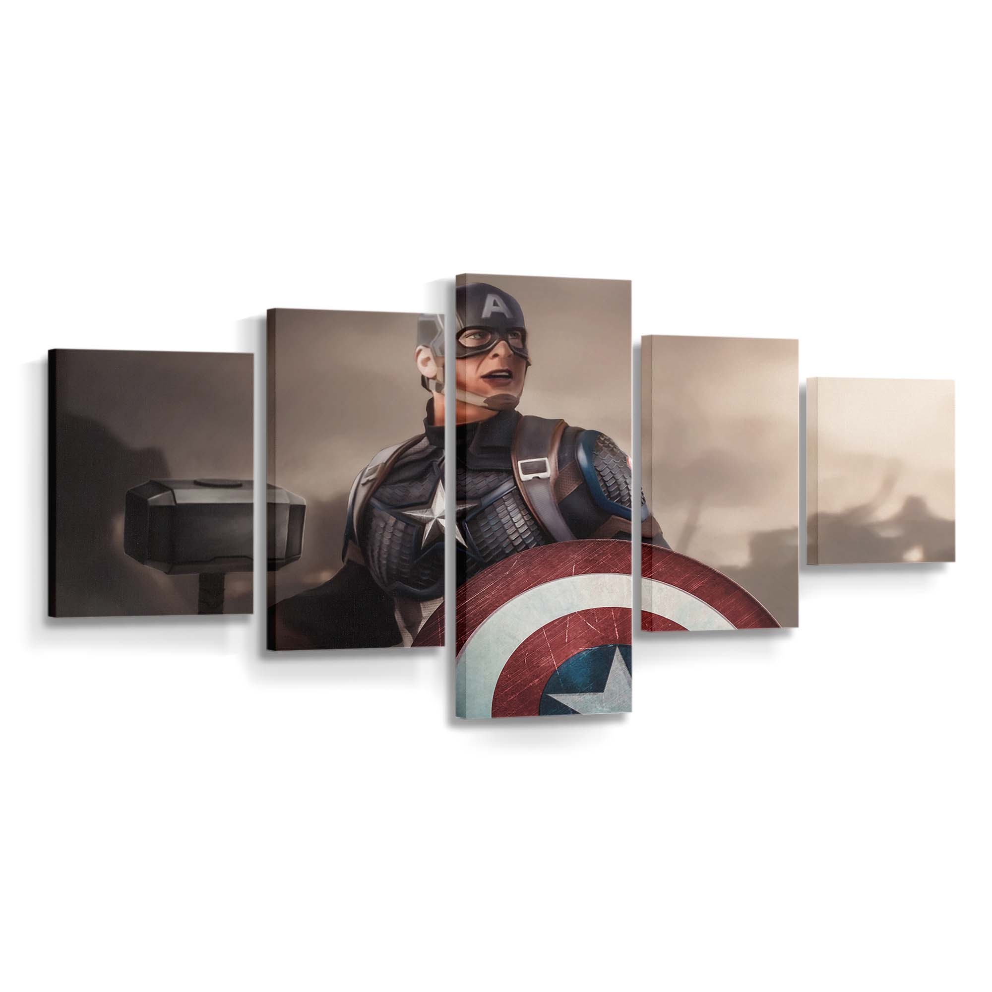 Captain Amerika 2020 Neu Leinwandbild - Marvel Wanddeko