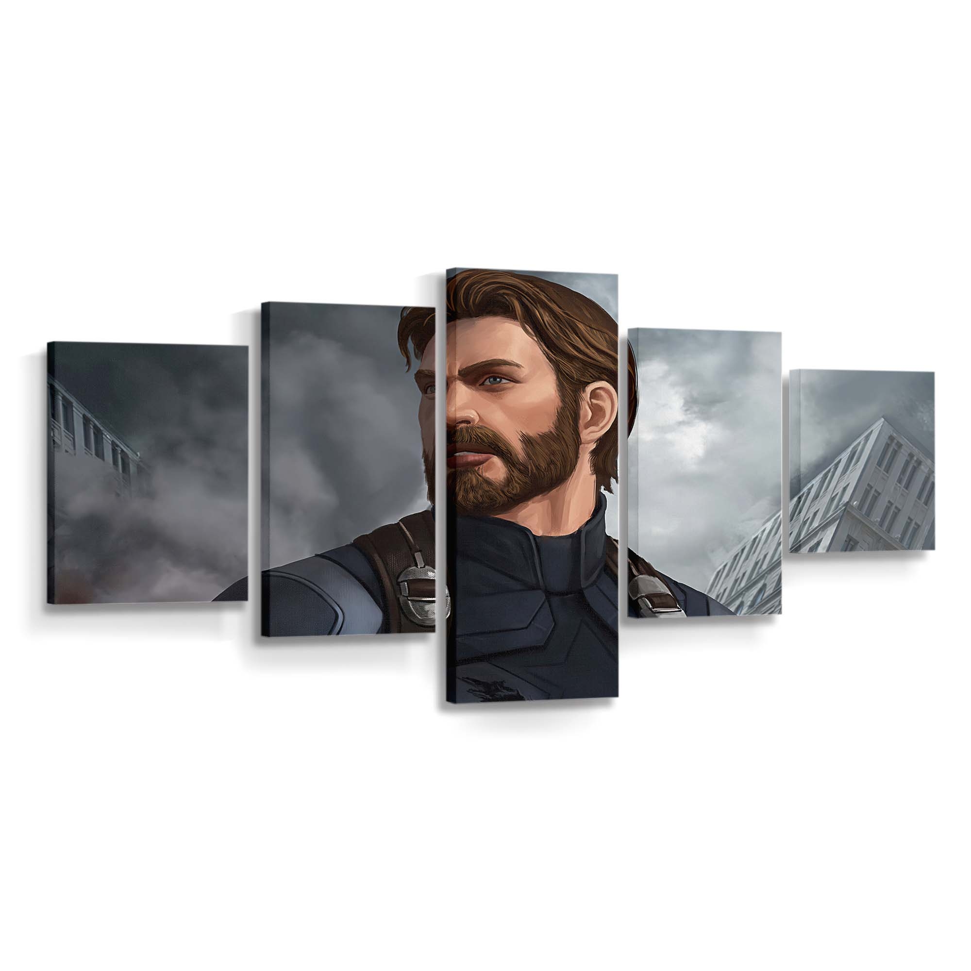 Captain Amerika 2020 Kunstwerk 2 Leinwandbild - Marvel Wanddeko