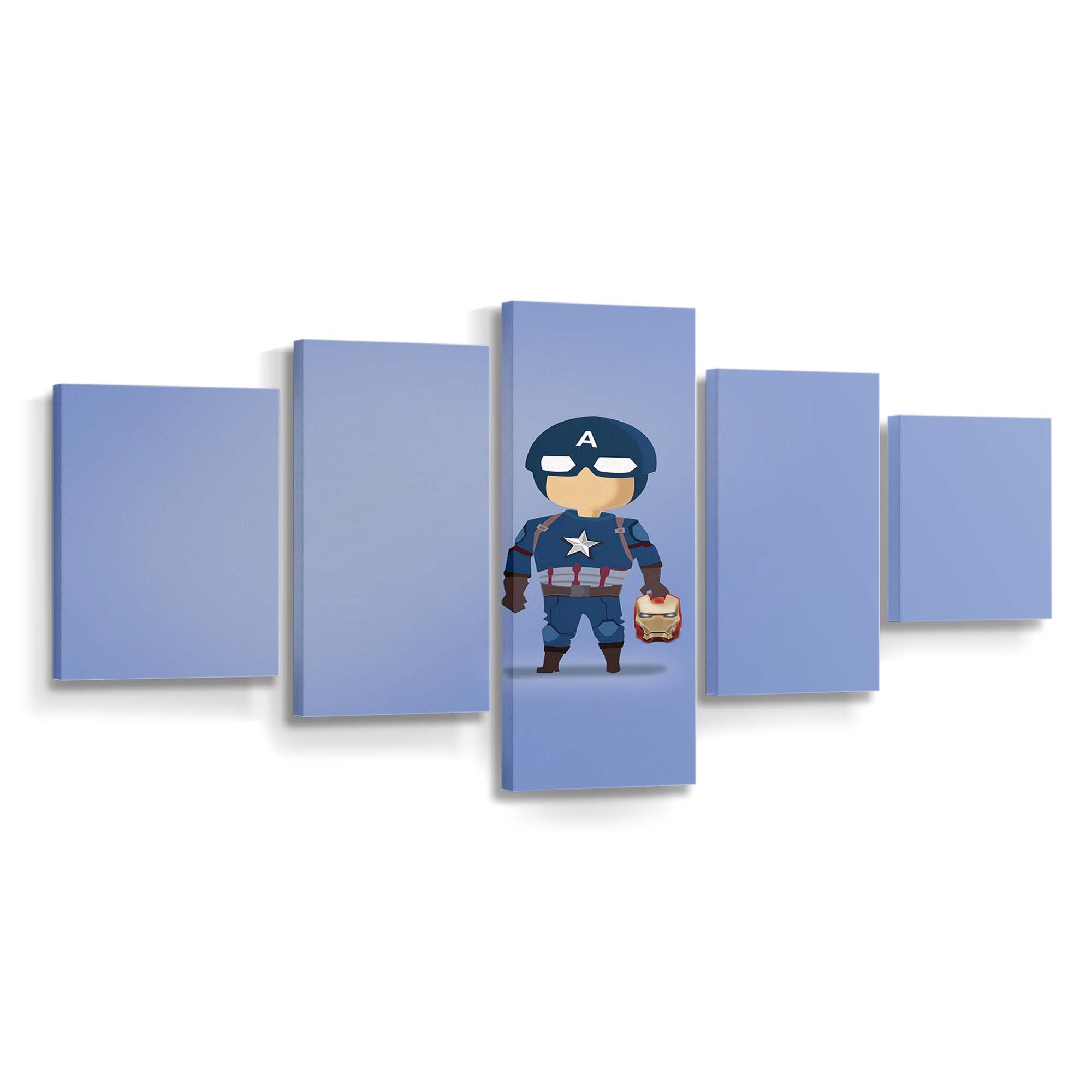 Captain Amerika 2020 Kunstwerk 3 Leinwandbild - Marvel Wanddeko