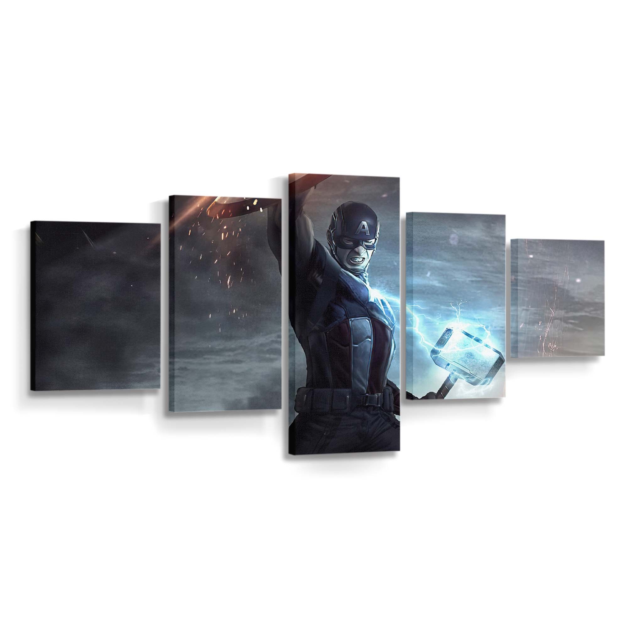 Captain America 2020 Kunstwerkneu Leinwandbild - Marvel Wanddeko