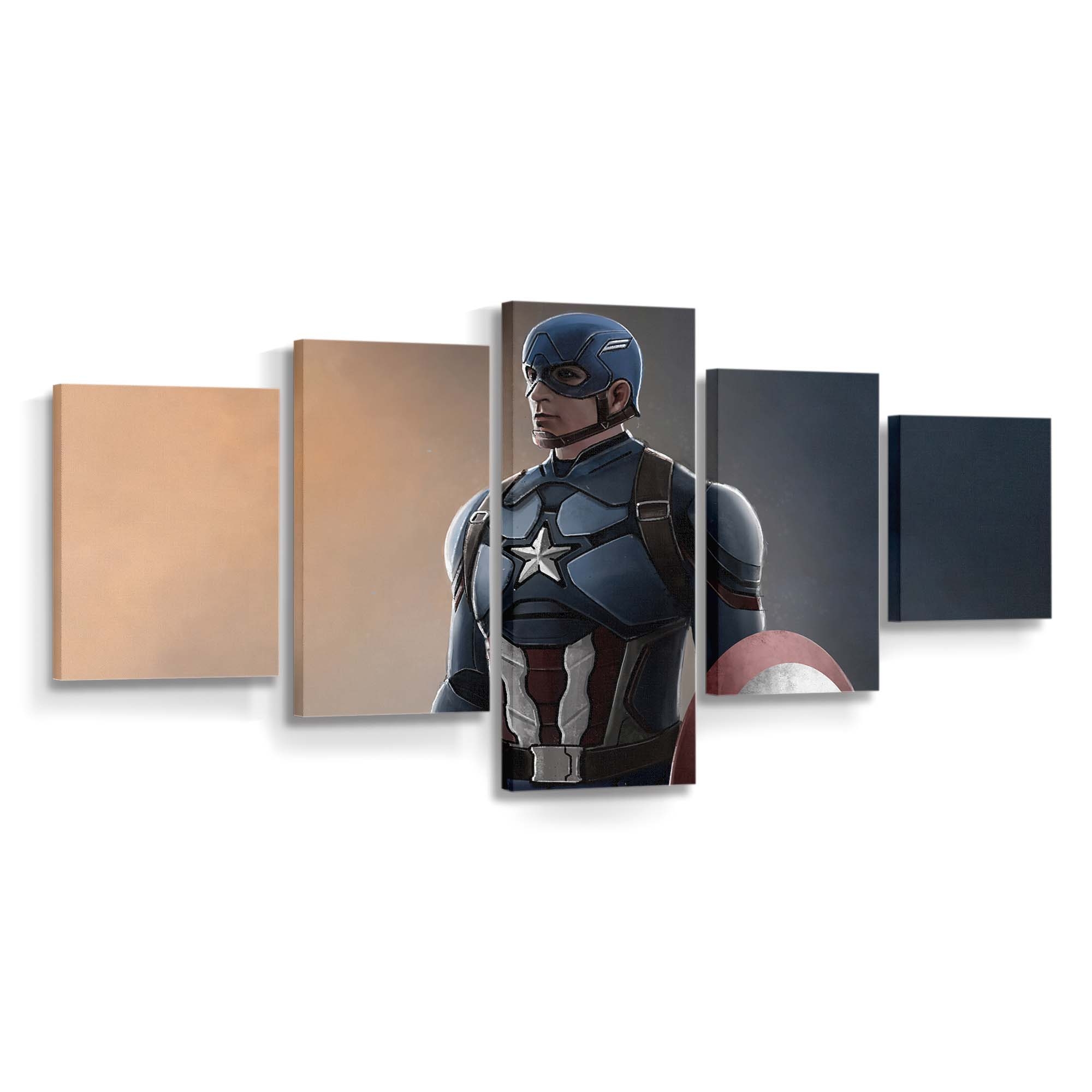 Hauptmann Amerika 2020 Leinwandbild - Marvel Wanddeko