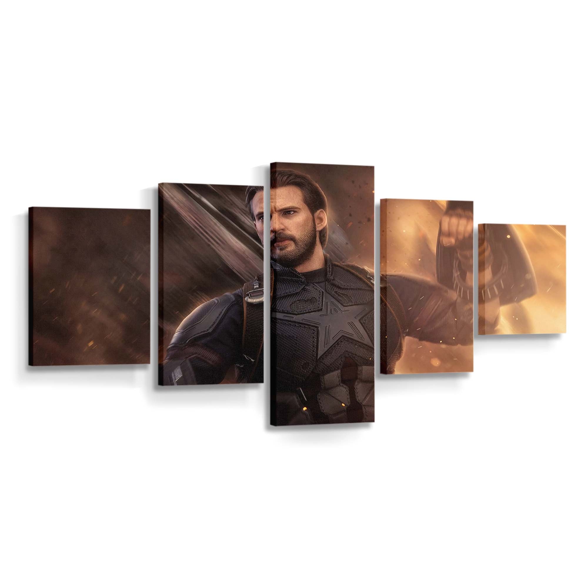 Captain Amerika Rächer Leinwandbild - Marvel Wanddeko